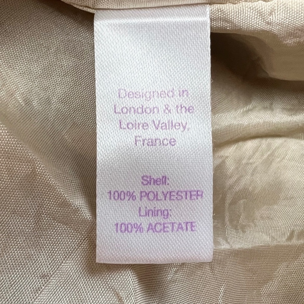 Rachel Riley Gold Damask/Red Rose Party Dress - Picture 4 of 5